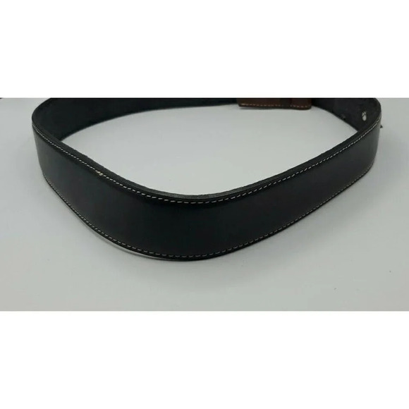 Nocona Mens Ranger Western Belt Cowboy Brown Leather Size 34 N2475401 NO BUCKLE - Picture 4 of 10